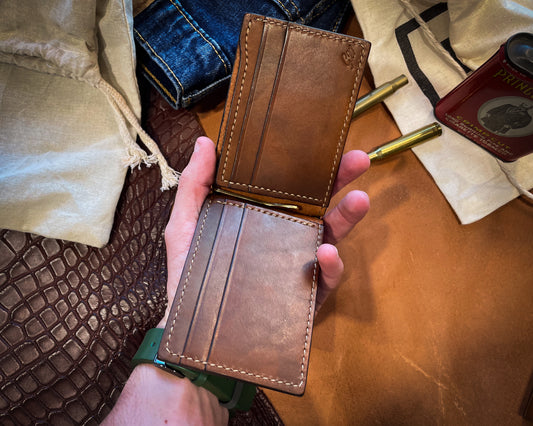 Money Clip Bifold Wallet