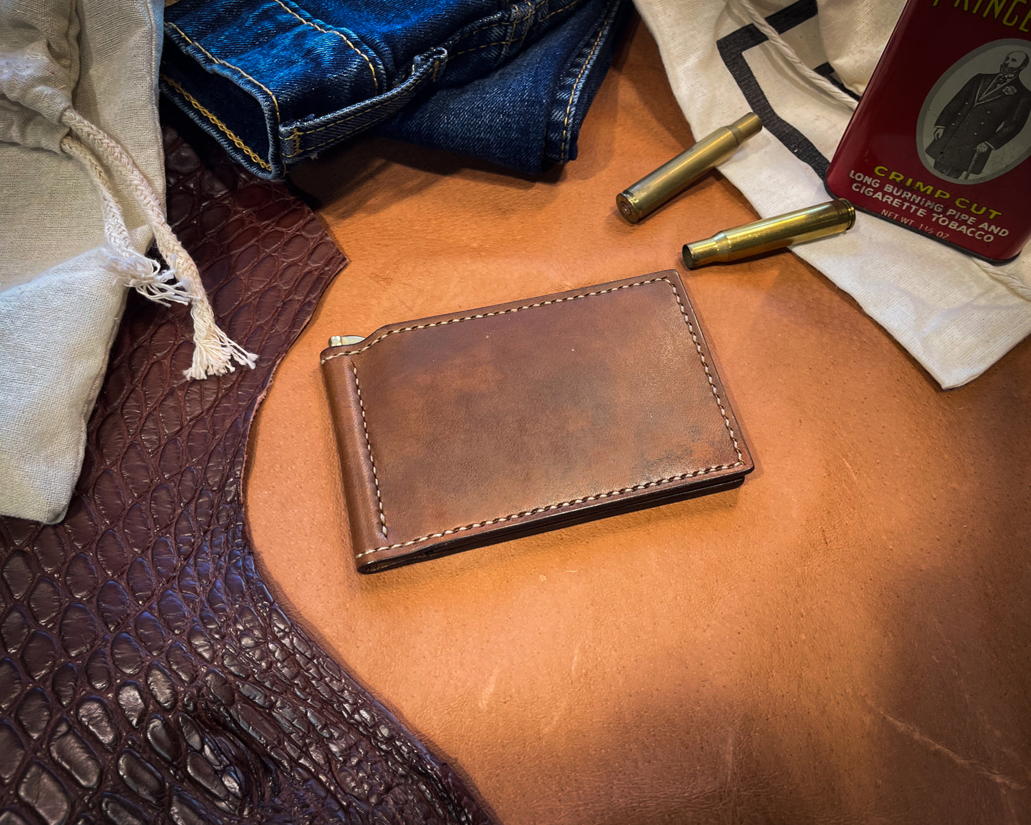 Money Clip Bifold Wallet