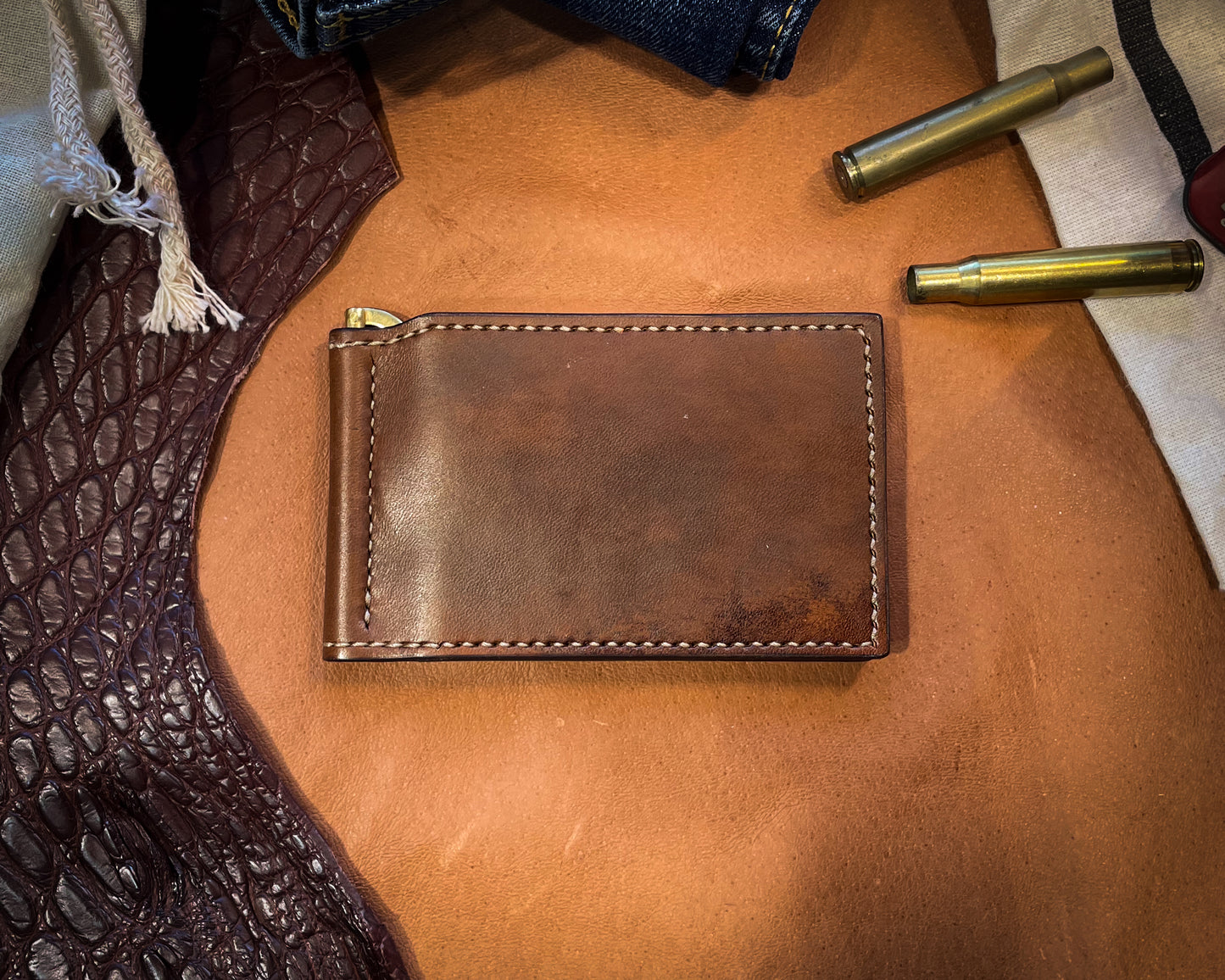 Money Clip Bifold Wallet