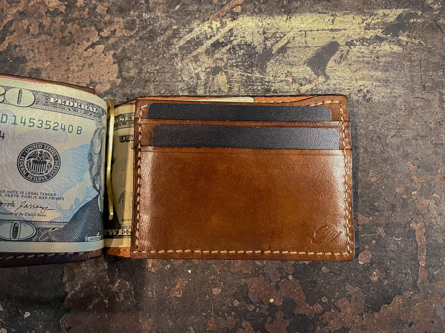 Money Clip Bifold Wallet